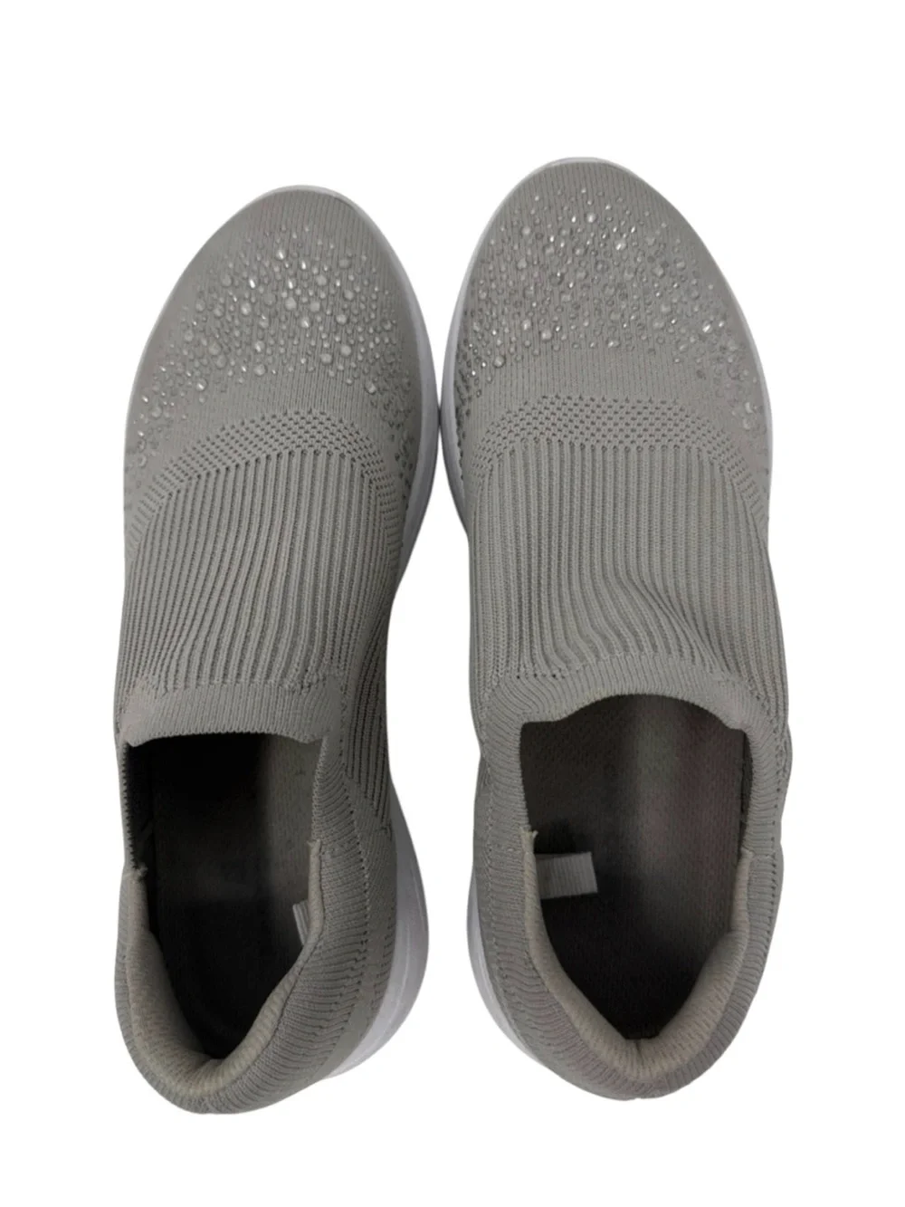 Bandolino NIKKI 2 Slip-On Knit Women's Sneakers with Rhinestone Accents